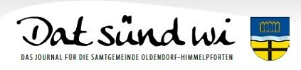 Schwarzer Schriftzug Dat sünd wi&nbsp;&copy;&nbsp;HesseDruckGmbH