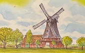 Zeichnung Mühle Amanda Düdenbüttel Weißenmoor Kiekebusch&nbsp;&copy;&nbsp;Renate Kiekebusch